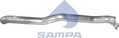 Глушитель Sampa задний для Scania 4 1995-2008. Артикул 041.224