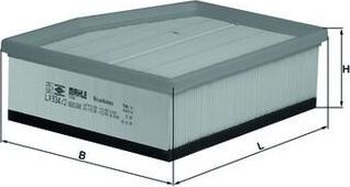 Воздушный фильтр Mahle. Артикул LX 934/2