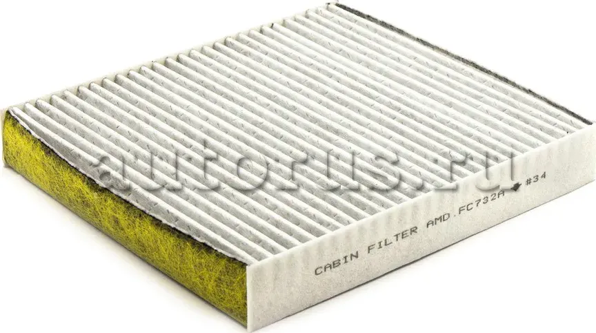 Фильтр салонный угольный (антибактериальный) (AMD). Артикул AMD.FC732A
