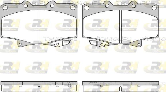 Тормозные колодки RoadHouse передние для Lexus LX 470 1998-2008. Артикул 2429.04