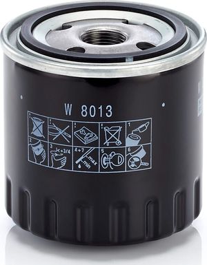 Масляный фильтр Mann-Filter для Infiniti QX50 I 2013-2017. Артикул W 8013