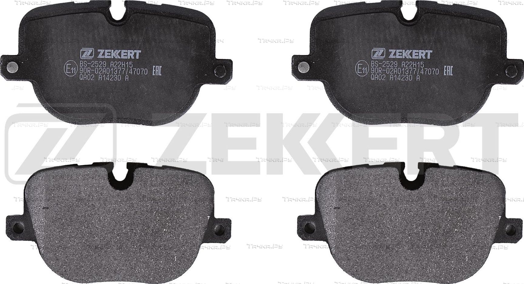 Тормозные колодки Zekkert задние для Land Rover Range Rover III 2009-2012. Артикул BS-2529