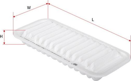 Воздушный фильтр Sakura для Toyota Echo 1999-2005. Артикул A-1181