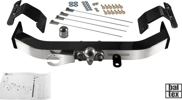 Фаркоп Baltex для Toyota Land Cruiser 200 Executive Lounge 2007-2021 с нержавеющей накладкой. Артикул 24904108