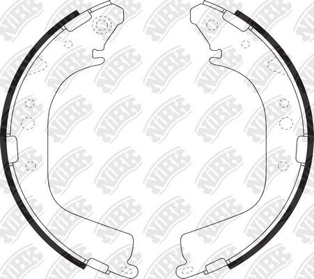 Тормозные колодки NiBK. Артикул FN2280