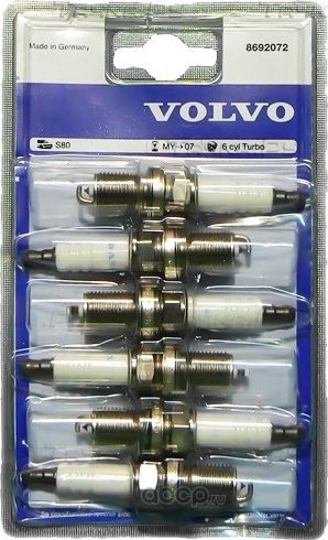 Свеча зажигания Volvo для Volvo S80 II 2006-2012. Артикул 30731383