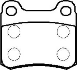 Тормозные колодки HSB. Артикул HP5029