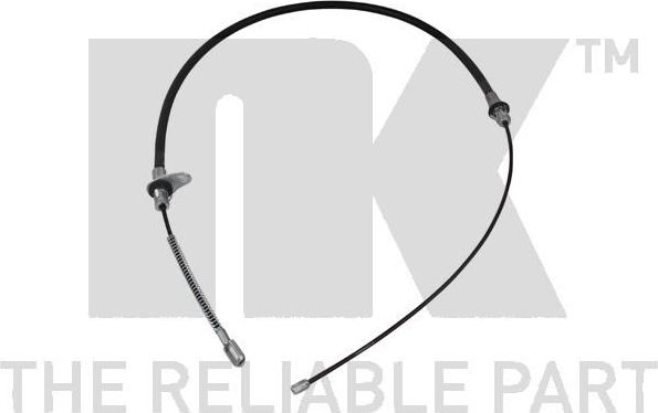 Трос ручника (тросик ручного тормоза) NK. Артикул 909308