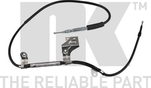 Трос ручника (тросик ручного тормоза) NK. Артикул 904788