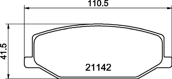 Тормозные колодки Nisshinbo. Артикул NP9006