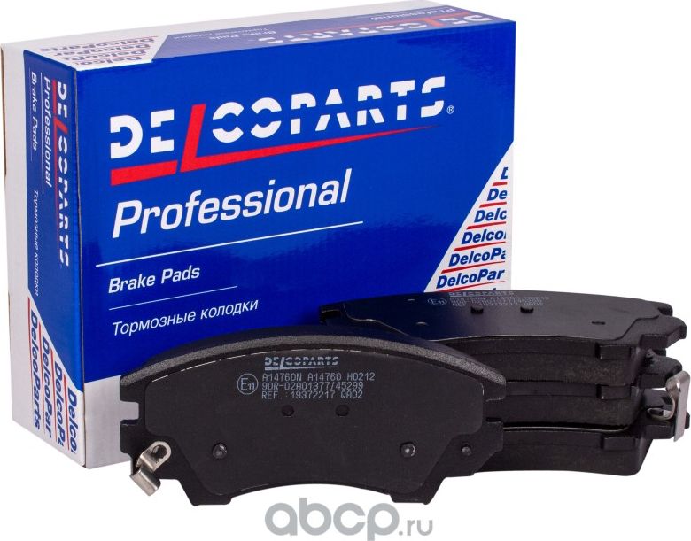 Колодки тормозные передние Opel ASTRA J  ZAFIRA C  INSIGNIA A  Chevrolet MALIBU (Delcoparts). Артикул 19372217