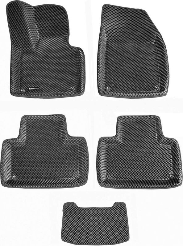 Коврики Euromat 3D EVA для салона Volvo XC90 II 2015-2026. Артикул EM3DEVA-005509