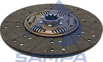 Диск сцепления Sampa для Volvo  FL10 1985-1998. Артикул 032.269