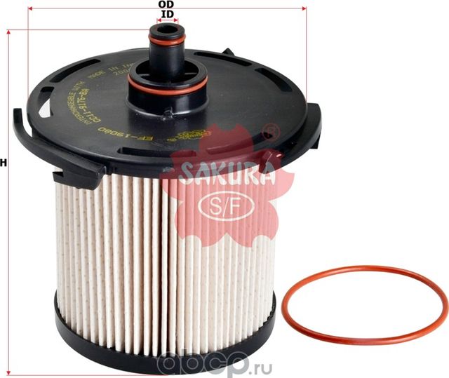 Топливный фильтр Sakura для Ford Transit VIII 2013-2026. Артикул EF-19080