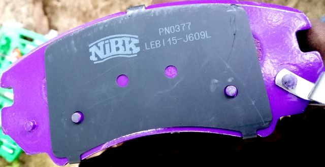 Тормозные колодки NiBK передние для Kia Magentis I 2001-2006. Артикул PN0377