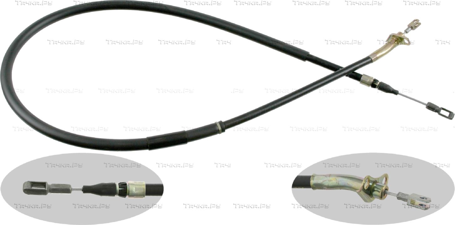 Трос ручника (тросик ручного тормоза) Febi Bilstein. Артикул 21263
