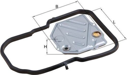 Фильтр АКПП Mahle. Артикул HX 46D2