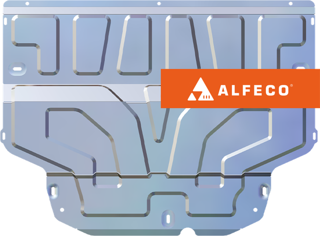 Защита алюминиевая Alfeco для картера и КПП Audi Q3 2011-2018. Артикул ALF.30.32al
