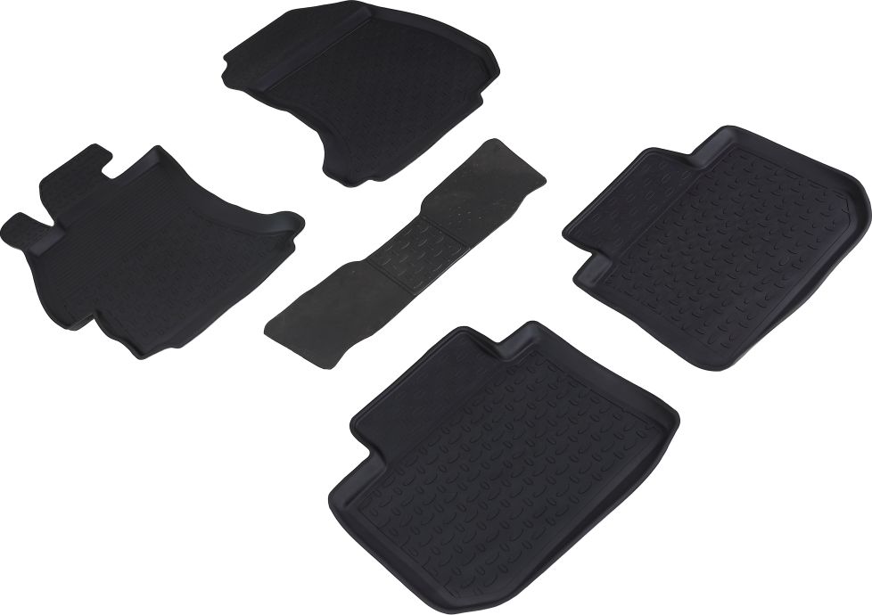Коврики резиновые Seintex с высоким бортиком для салона Subaru XV I 2012-2016. Артикул 82911