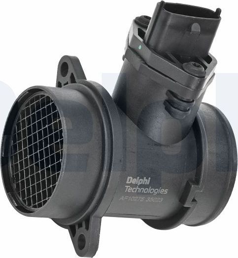 Датчик массового расхода воздуха (ДМРВ) Delphi для Lancia Ypsilon II (Type 843) 2003-2011. Артикул AF10275-12B1