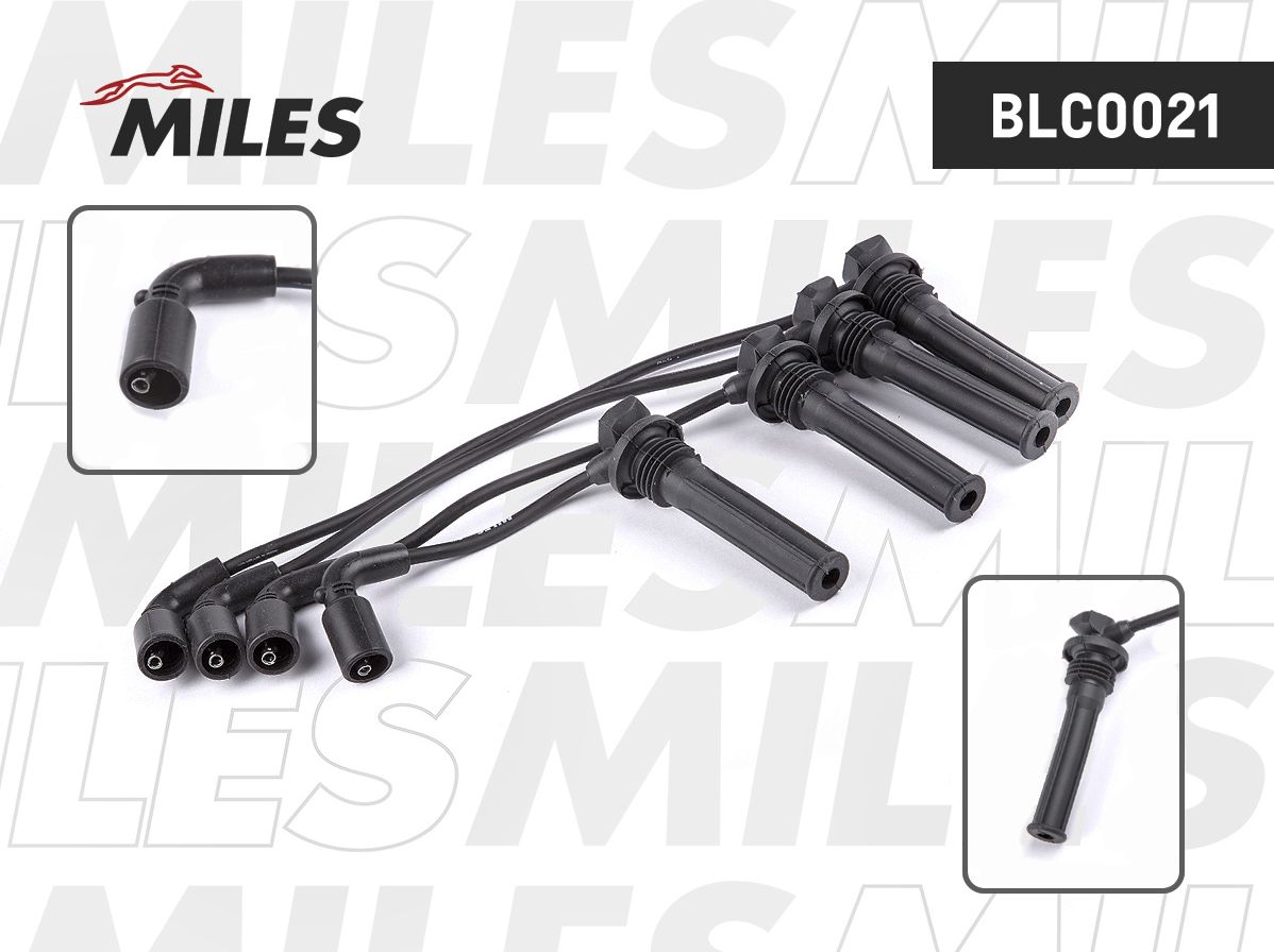 Высоковольтные провода (провода зажигания) (комплект) Miles. Артикул BLC0021