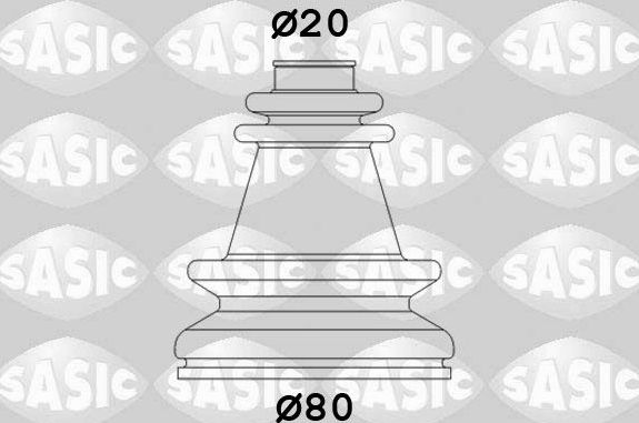 Пыльник шруса (комплект) Sasic. Артикул 4003454