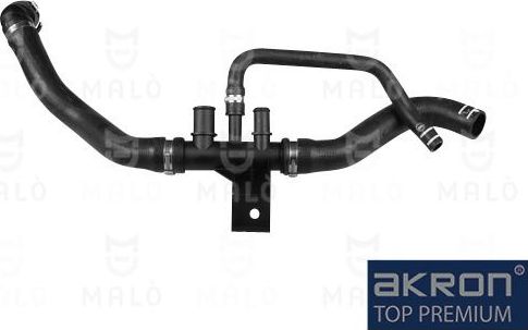 Патрубок радиатора (системы охлаждения) Malo. Артикул 153207A