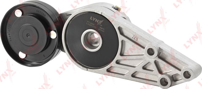Натяжной ролик (натяжитель) приводного клинового зубчатого ремня LYNXauto. Артикул PT-3002