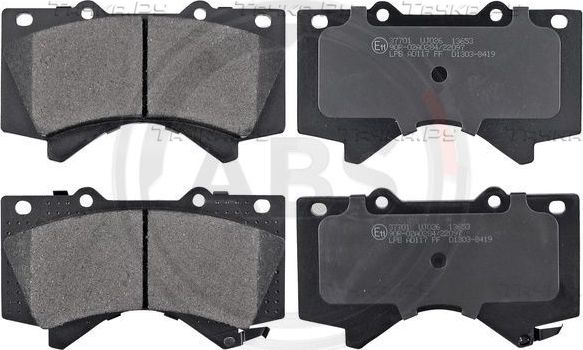 Тормозные колодки ABS передние для Toyota Tundra II 2006-2026. Артикул 37701