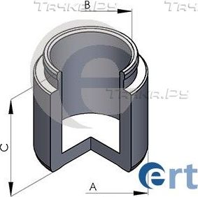 Поршень тормозного суппорта ERT (сталь) передний для Mazda B-series IV 1990-1999. Артикул 150585-C