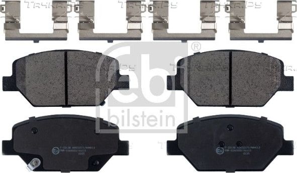 Тормозные колодки Febi Bilstein передние для Opel Insignia II 2017-2026. Артикул 116248
