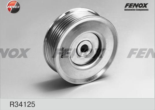 Направляющий (ведущий) ролик приводного поликлинового ремня Fenox. Артикул R34125