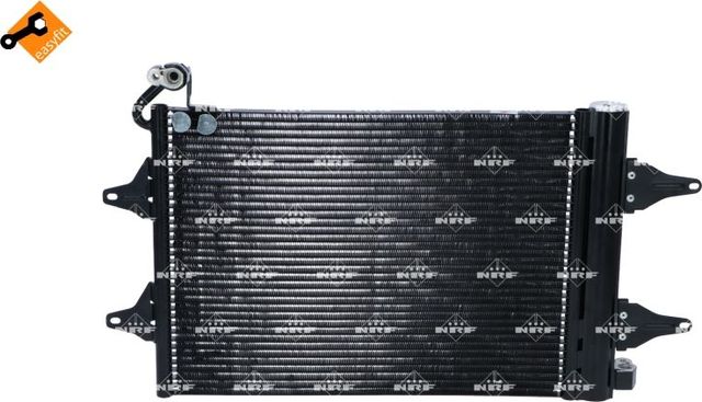 Радиатор кондиционера (конденсатор) NRF EASY FIT для Volkswagen Fox I 2005-2011. Артикул 35480