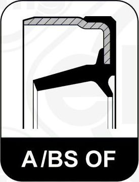 Сальник, уплотнительное кольцо Elring внутренний для Opel Karl 2015-2019. Артикул 481.450