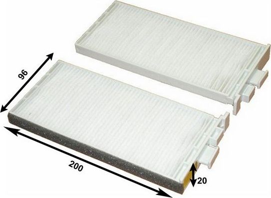 Салонный фильтр JS Asakashi для ТагАЗ Tager 2008-2014. Артикул AC9318SET