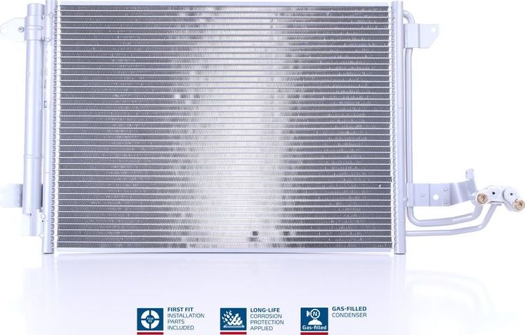 Радиатор кондиционера (конденсатор) Nissens (алюминий). Артикул 94684