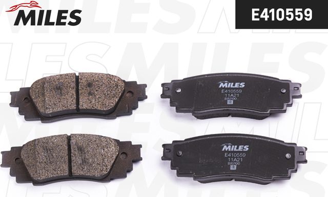 Тормозные колодки Miles (Low-Metallic). Артикул E410559