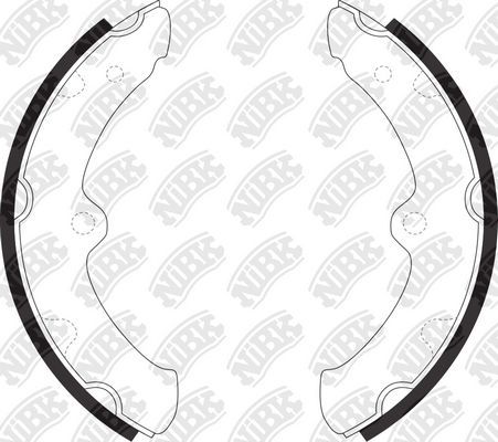 Тормозные колодки NiBK. Артикул FN2297