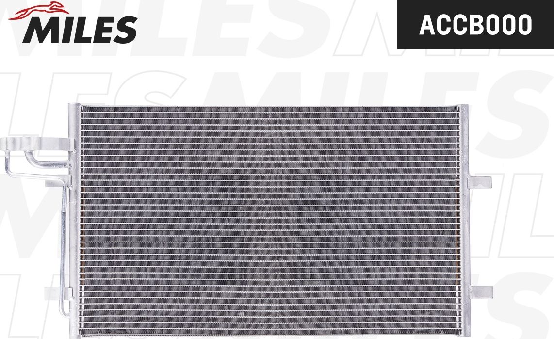 Радиатор кондиционера (конденсатор) Miles (алюминий). Артикул ACCB000