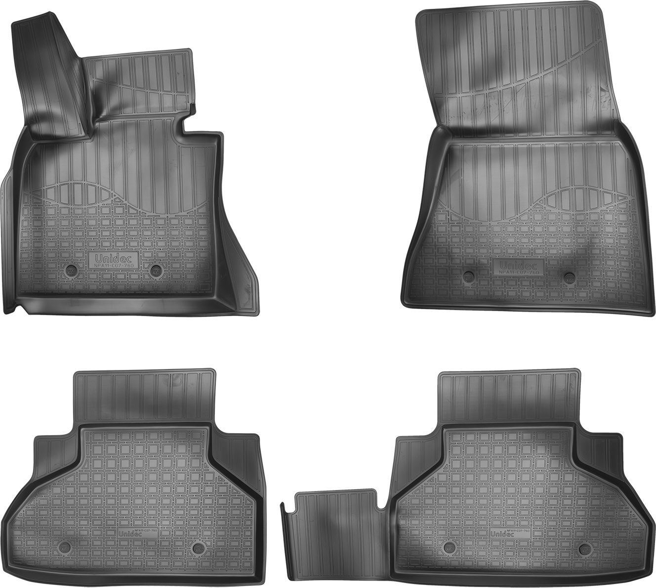 Коврики 3D Норпласт для салона BMW X6 F16 2014-2019. Артикул NPA11-C07-760