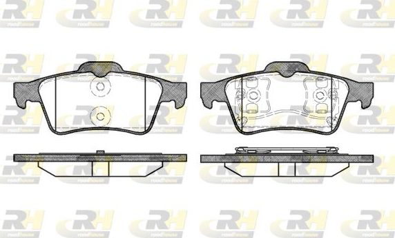 Тормозные колодки RoadHouse задние для Ford Tourneo Connect I 2002-2013. Артикул 2842.00