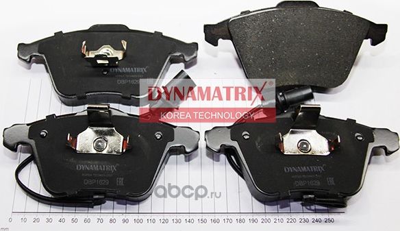 Колодки тормозные дисковые (Dynamatrix-Korea) Dynamatrix-Korea. Артикул DBP1629