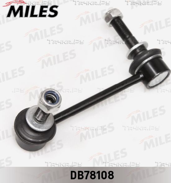 Стойка (тяга) стабилизатора Miles (сталь) передняя левая для Toyota Hilux VII 2004-2015. Артикул DB78108