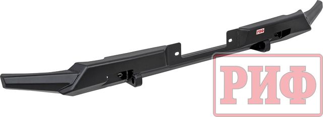 Бампер силовой РИФ передний под площадку для лебёдки для Mitsubishi Pajero Sport III рестайлинг 2021-2026. Артикул RIFPS3-10070S