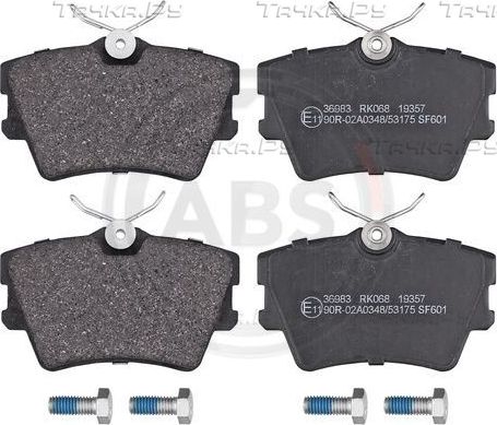 Тормозные колодки ABS задние для Volkswagen Transporter T4 1990-2003. Артикул 36983