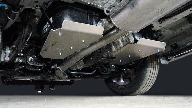 Защита алюминиевая ТСС (4 мм) для бака Jetour T2 2L 4WD 2024-2026. Артикул ZKTCC00696