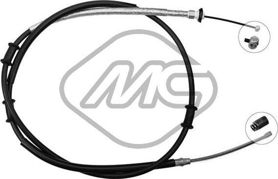 Трос ручника (тросик ручного тормоза) Metalcaucho левый для Fiat Doblo I 2001-2015. Артикул 81392