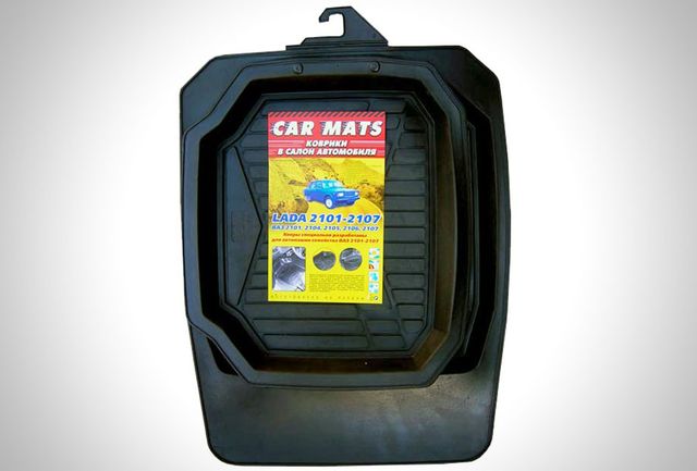 Коврики резиновые Seintex для салона Lada (ВАЗ) 2114 2001-2013. Артикул 00016
