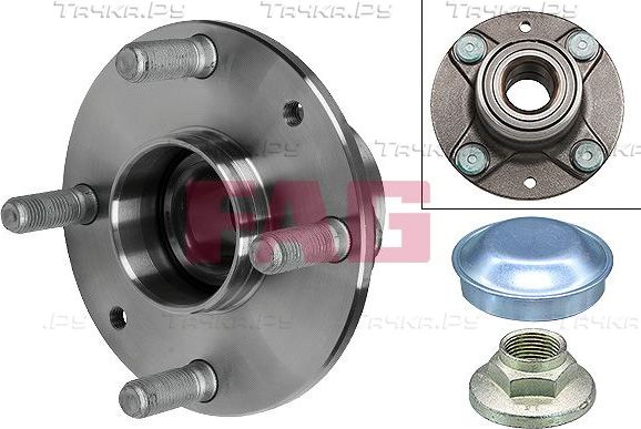 Ступичный подшипник (комплект) Fag передний для Mazda MX-5 II (NB) 1998-2005. Артикул 713 6152 90