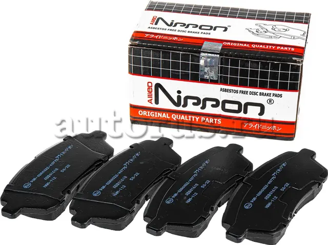 Колодки тормозные FORD Fiesta (09-) передние (4шт.) ALLIED NIPPON. Артикул ADB01618